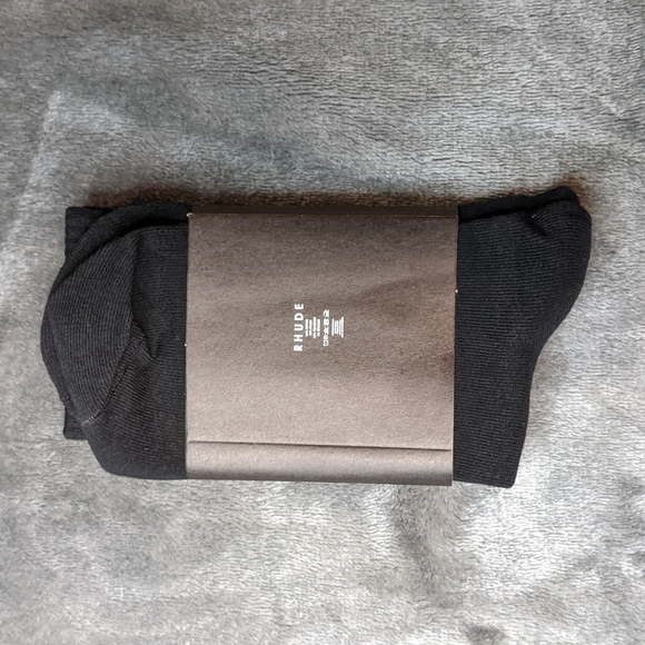 RHUDE black and white casual tube socks - Picture 10 of 10
